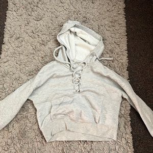 Cropped free people sweatshirt.